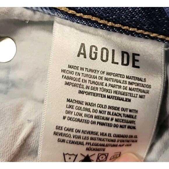 AGOLDE 90s Straight Jeans Imagine Wash Sz 23 | It-Girl Denim - Picture 12 of 13